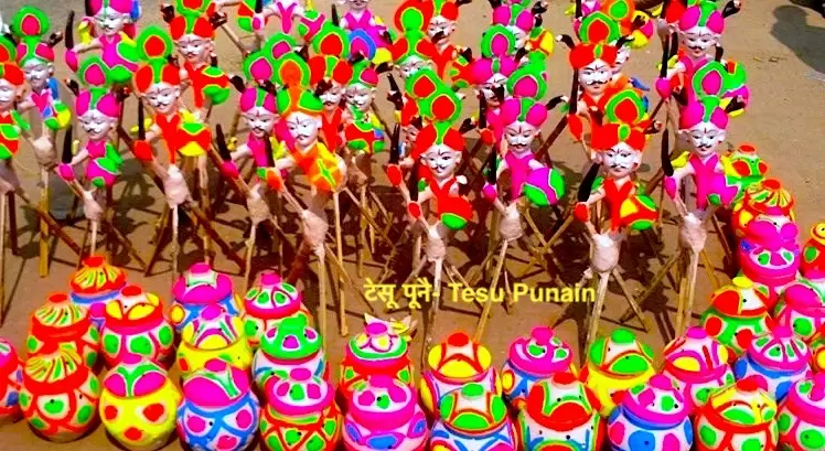 टेसू झेंजी विवाह की पौराणिक कथा (Tesu Jhenji Vivah Pauranik Katha)